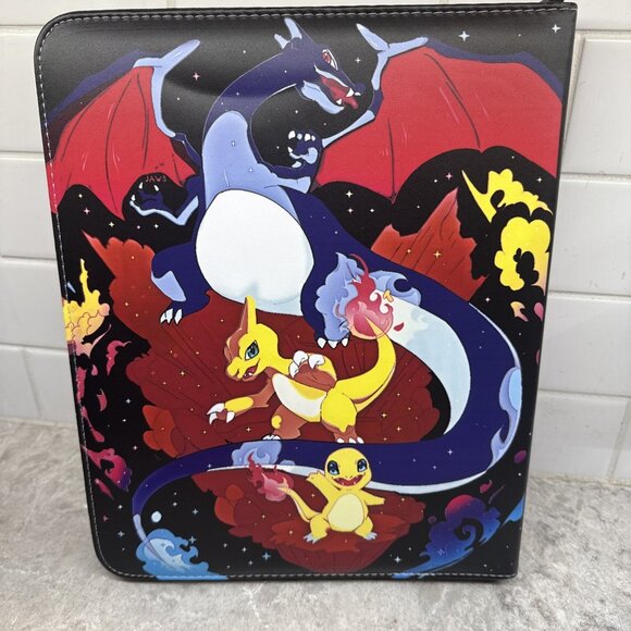 Trading Card Binder Albums Zipper Book Card Holder Card Folder For Pokemon Cards - Picture 5 of 7